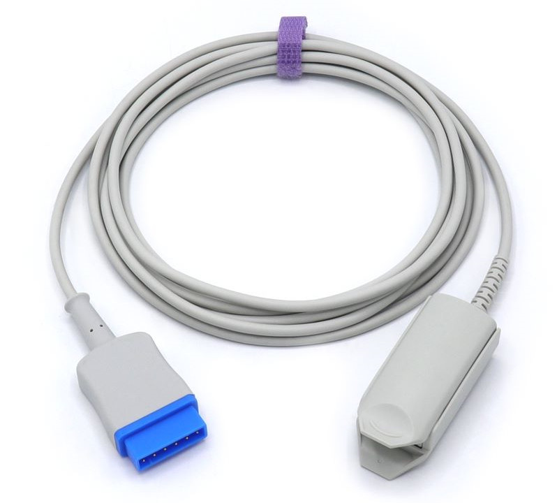 11Pin SpO2 Sensor Probe Cable 10ft For GE B105 B125 B40 Patient Monitor Oximeter
