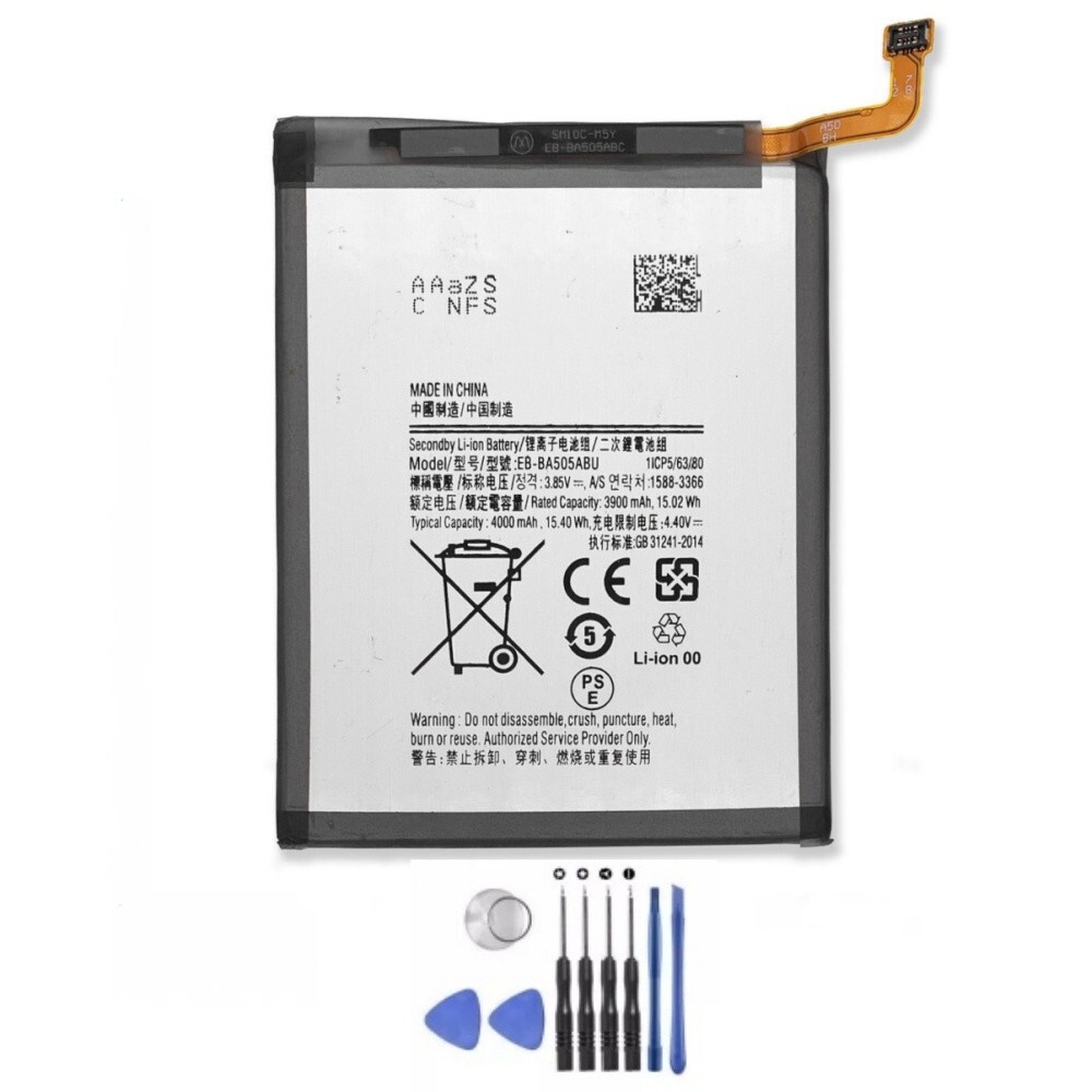 For Samsung Galaxy A20 A30 A30s A50 SM-A205FN EB-BA505ABU Battery Replacement