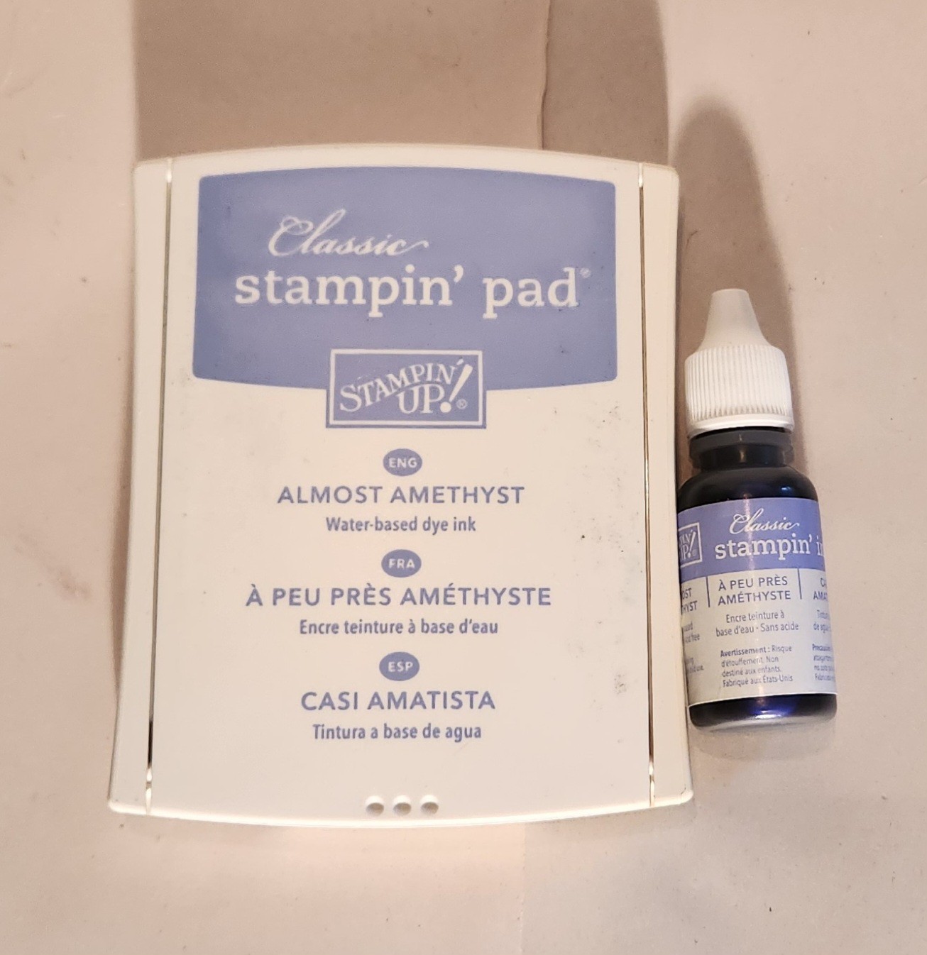 Stampin Up Classic Stampin Pad and Refill - Almost Amethyst