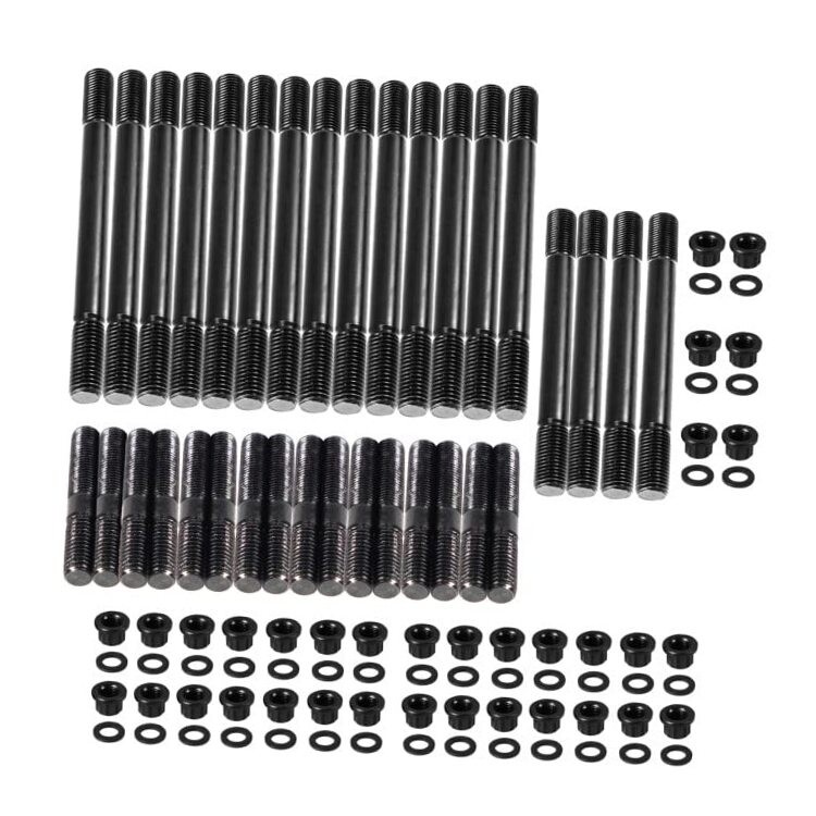 Cylinder Head Stud Kit Compatible with Chevy Small Block SBC 265 267 283 302