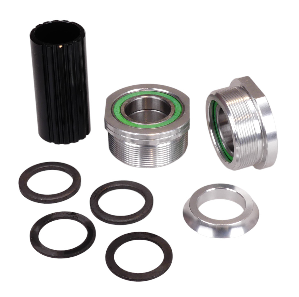 Theory Euro (BSA) sealed bearing Bottom Bracket for 22mm crank spindle SILVER