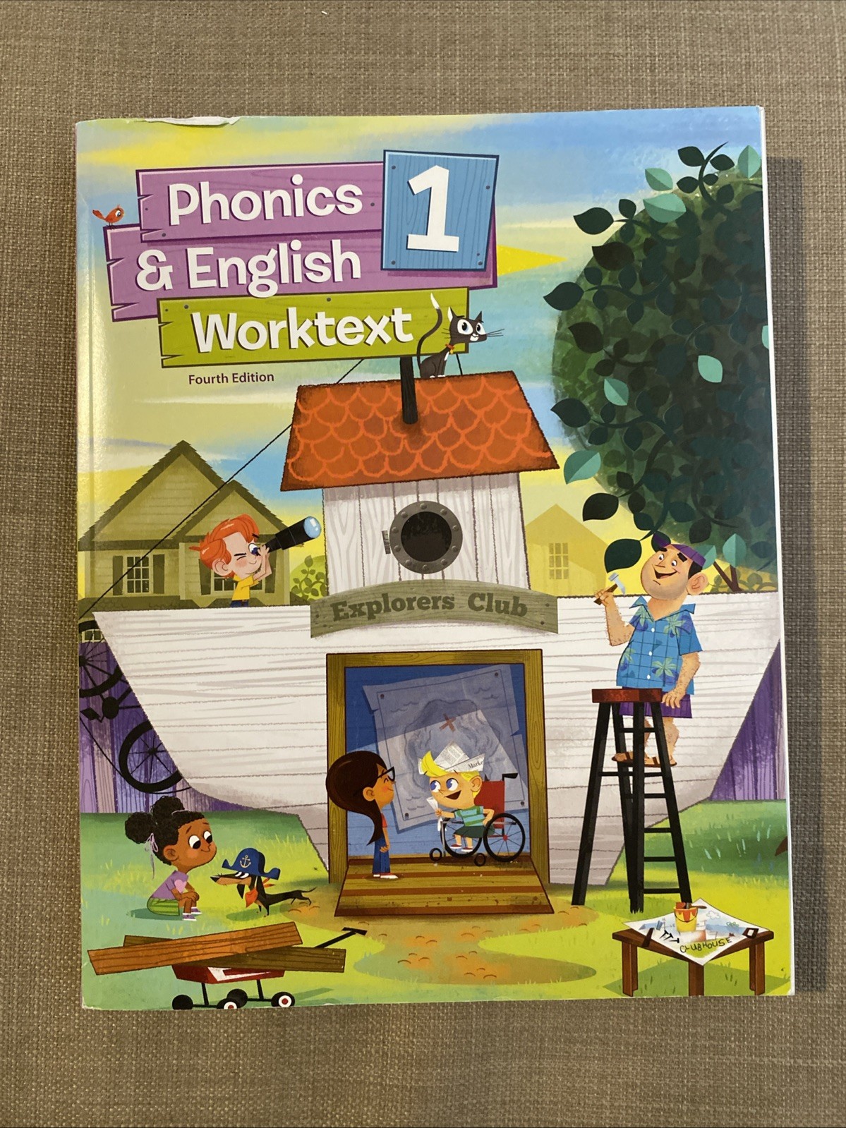 BJU Press - Phonics and English 1 Student Worktext  4th Edition No Writing
