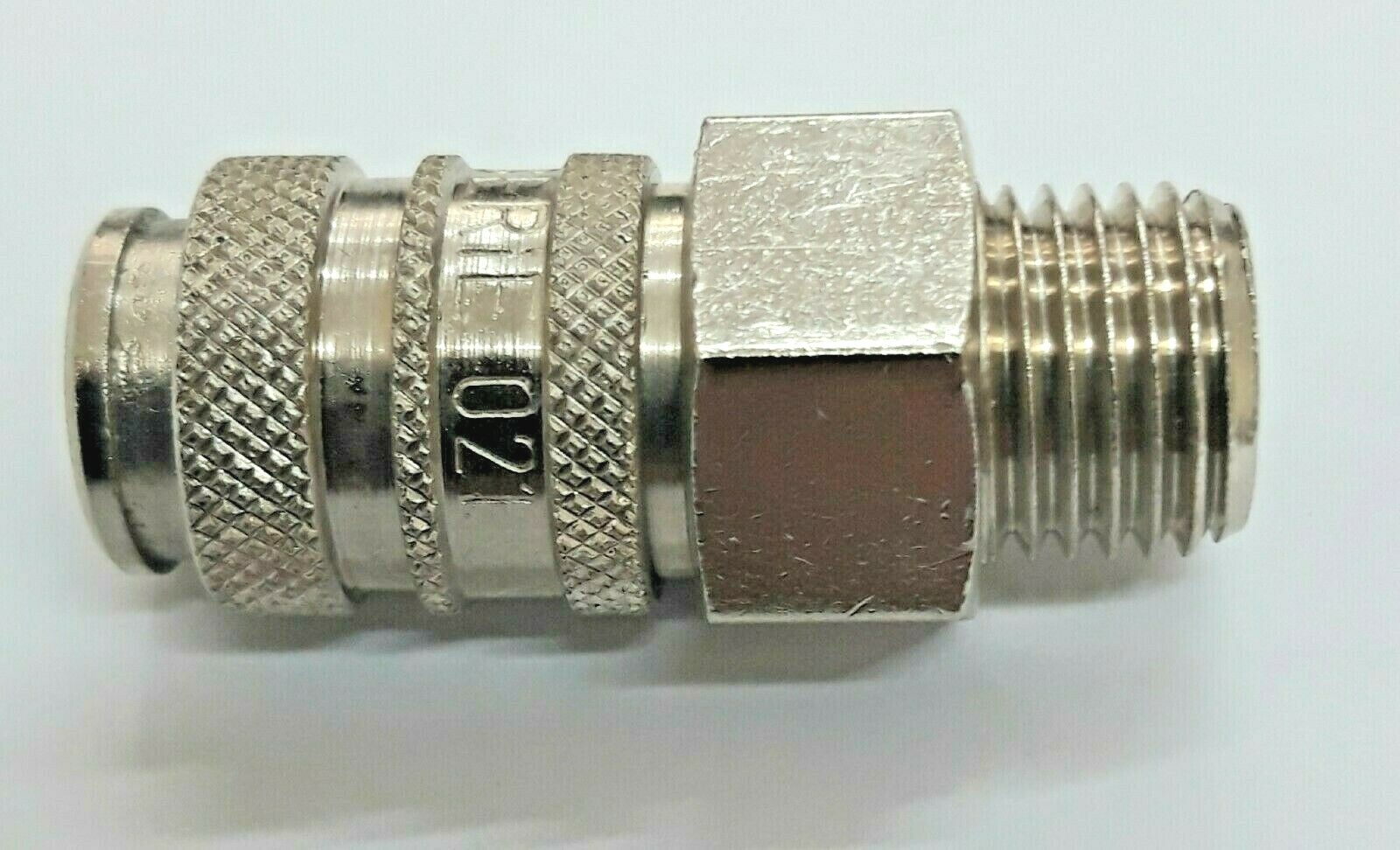 Rectus 21 Type Coupling Water Fed Pole BSP male Fitting Microbore 21 6mm Push