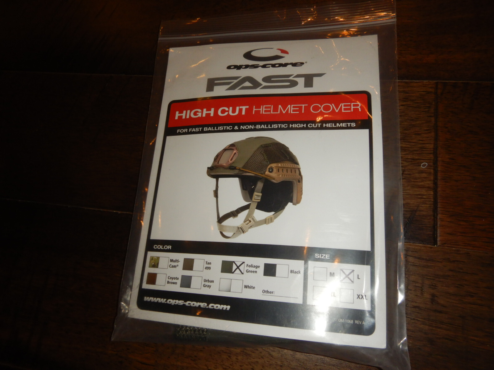 NEW * Ops-Core FAST High Cut Helmet Cover * Green * Solid Stretch LARGE