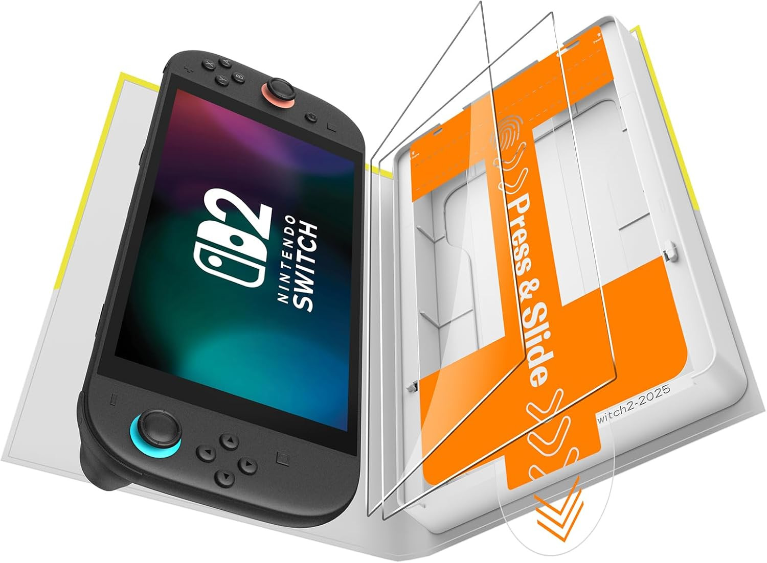 SPARIN 2-Pack Screen Protector for Nintendo Switch 2 2025 [7.9 inch] with Easy A