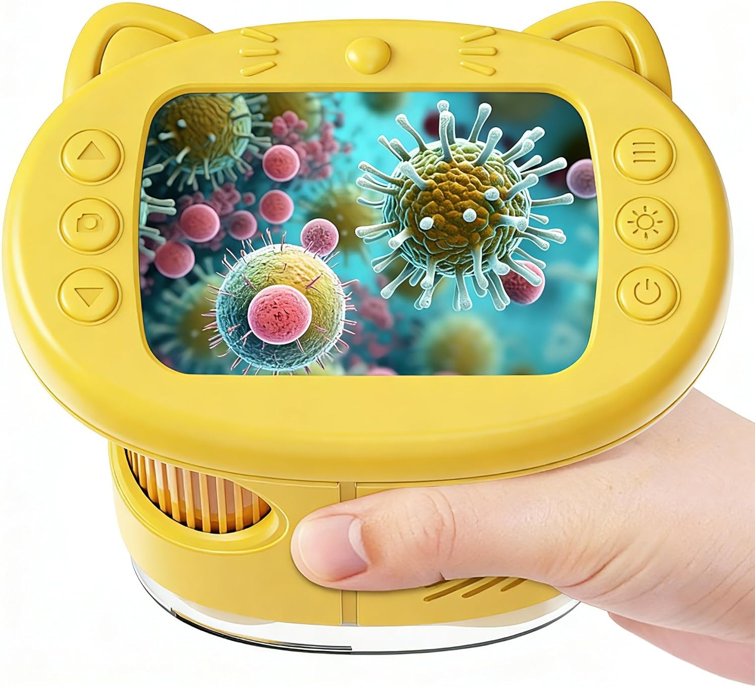1000X Handheld Digital Microscope for Kids, Pocket Microscope with 2.0" IPS Scre