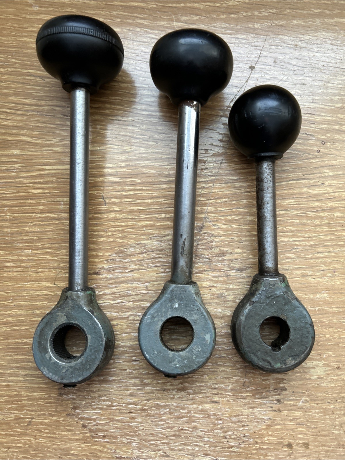 Vintage Milling Machine Handles Levers Knobs Connectors LOT OF 3