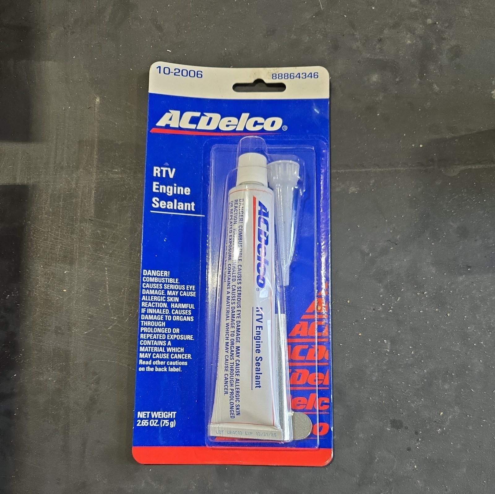 Genuine GM ACDelco RTV Engine Sealant 2.65oz 88864346