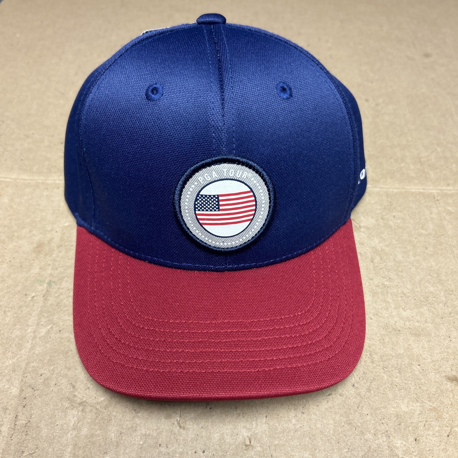 PGA Tour Pro Series Hat Cap- American Flag - Red White Blue - Adjustable NWT