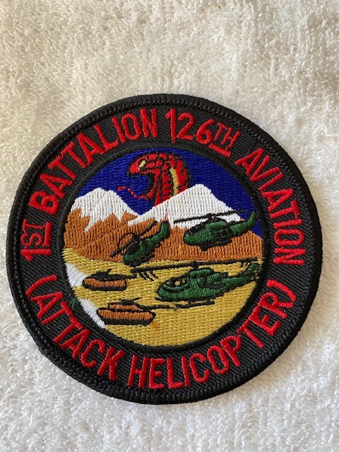 US Army 1st Battalion / 126th Aviation (Attack Helicopter) Unit Pocket Patch