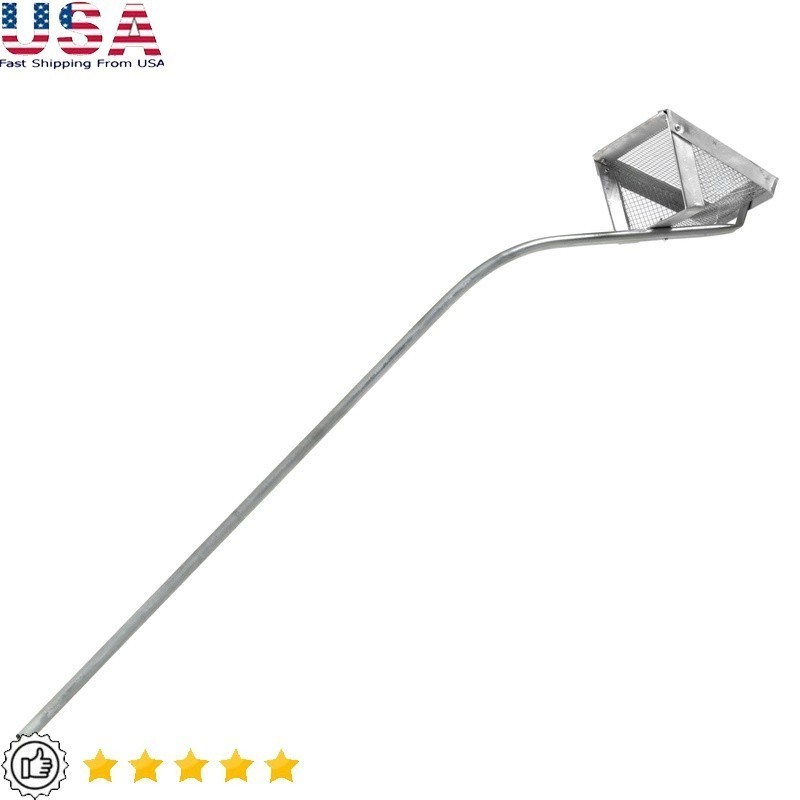 Aluminum Sand Flea Rake W/ Removable Handle Shells Shark Teeth Treasure Hunting