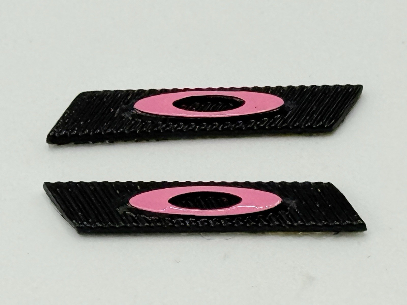 OAKLEY SUTRO & SUTRO LITE SUNGLASSES REPLACEMENT PINK & BLACK SIDE ICONS LOGOS 2