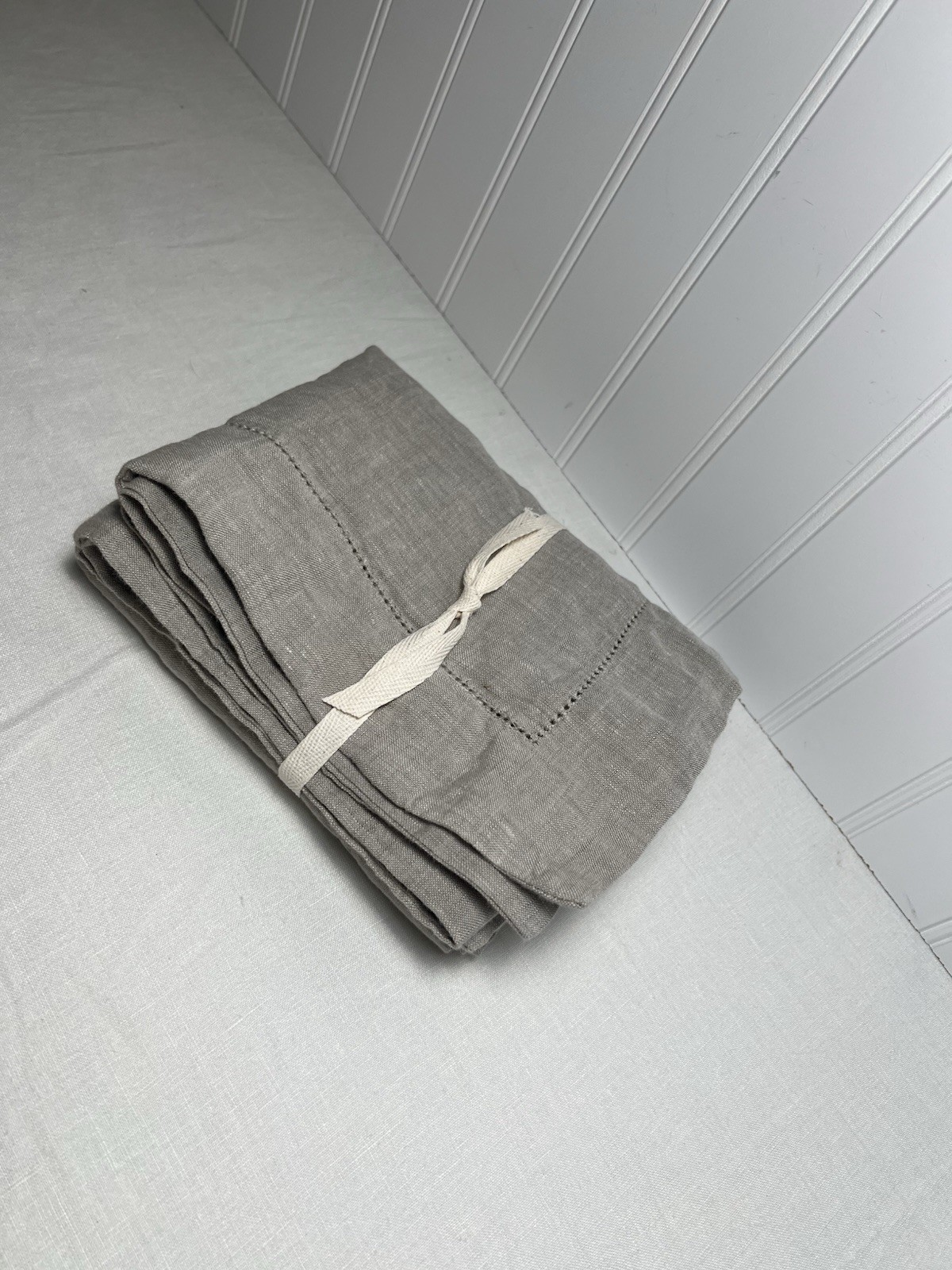 Pottery Barn Belgian Flax Linen Standard Sham Bamboo