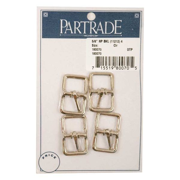 Partrade 5/8 Inch Nickel Plated Buckle