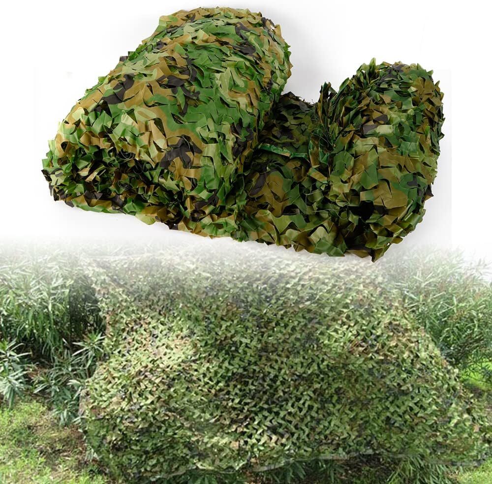 6X8m Large Tactical Netting Cover Camouflage Net Hunting Army Camping Camo
