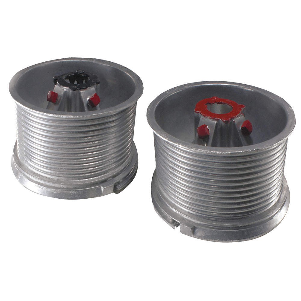 AMERICAN GARAGE DOOR SUPPLY 5250-18S Cable Drum, Aluminum, 3 3/8 in L, PK2 5MVF0