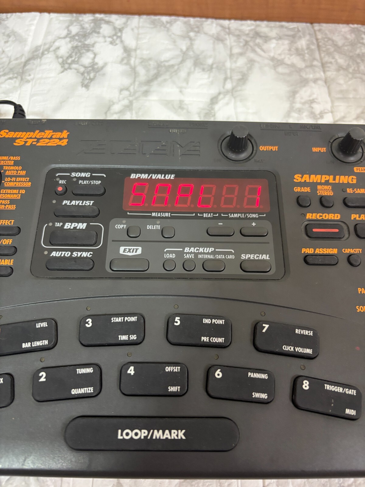 Zoom ST-224 SampleTrak Vintage Digital Sampler Rhythm Machine Japan Tracking