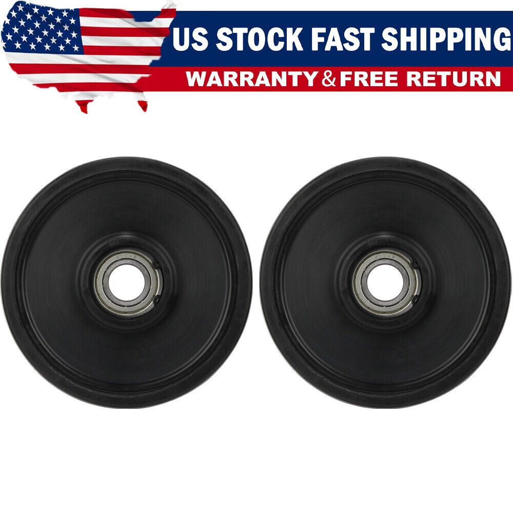 2 Fit for ARCTIC CAT BLACK 5.63 X20MM IDLER WHEEL WITH BEARING 1604-837 3604-039
