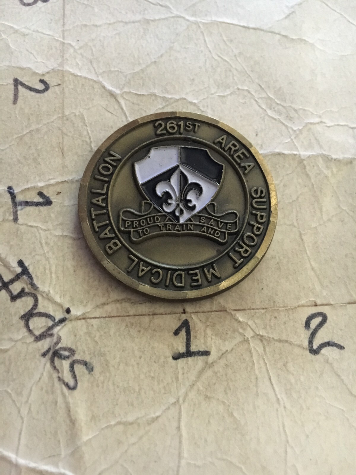 US Army 261st Area Support Medical Battalion Challenge Coin 6/25/25