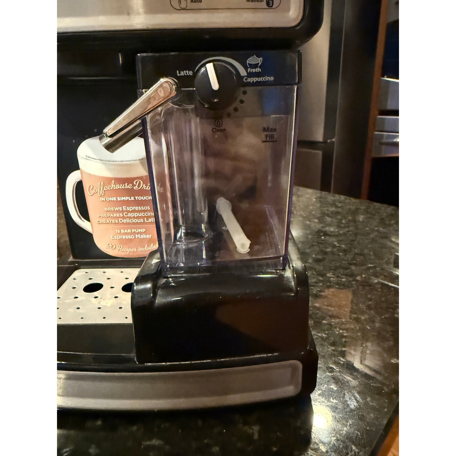 Mr. Coffee Programmable Espresso & Cappuccino Coffee Maker