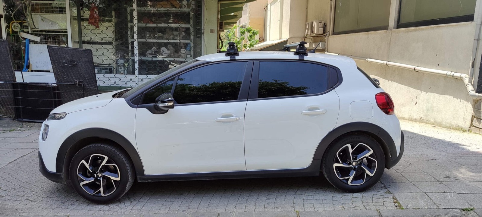 For Citroen C3 B618 2016-2025 Roof Rack System, Aluminium Cross Bar, Normal Roof