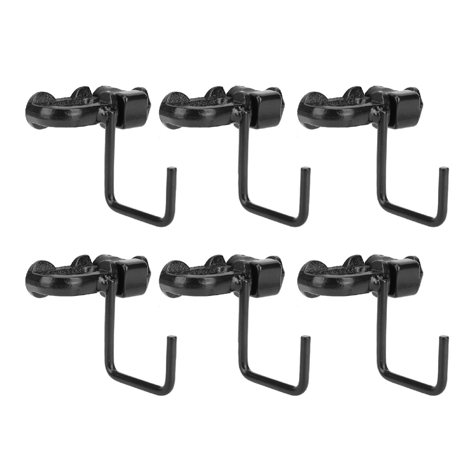 6PCS L Track Hook Double Stud Tie Down for Truck Bed Trailer Cargo Control