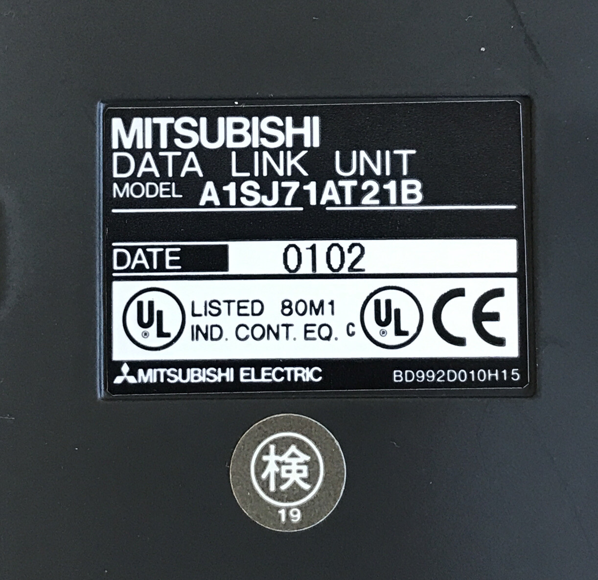 *USED* Mitsubishi A1SJ71AT21B Data Link Module 0102