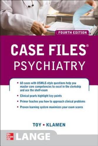 Case Files Psychiatry, Fourth Edition (LANGE Case Files) - Paperback - VERY GOOD
