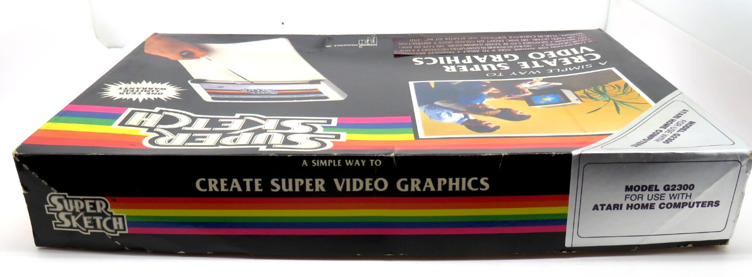 Super Sketch G2300 (1984) for Atari Home Computers Video Graphics #1