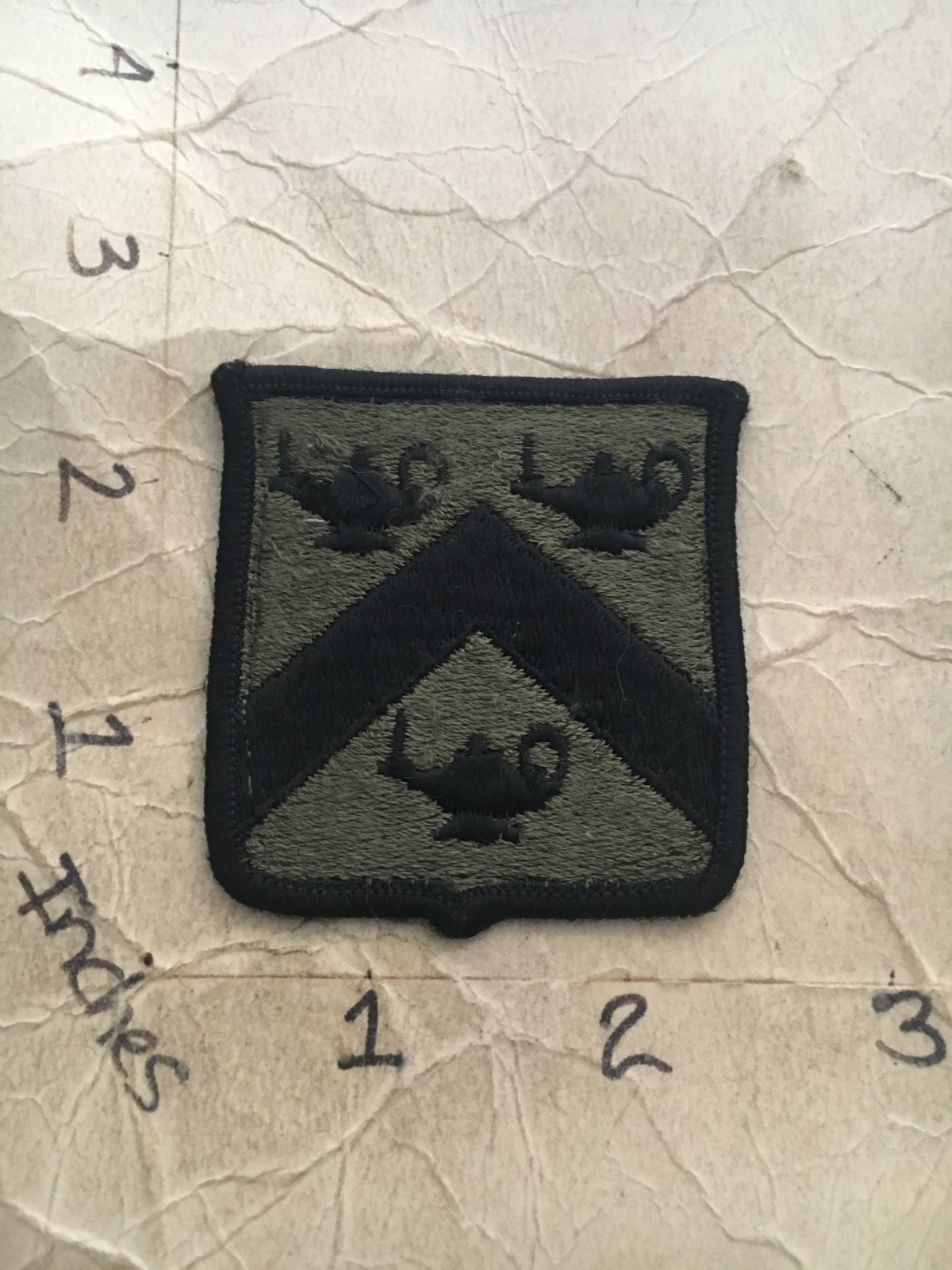 US Army Command & General Staff School m/e subdued patch 10/9/25