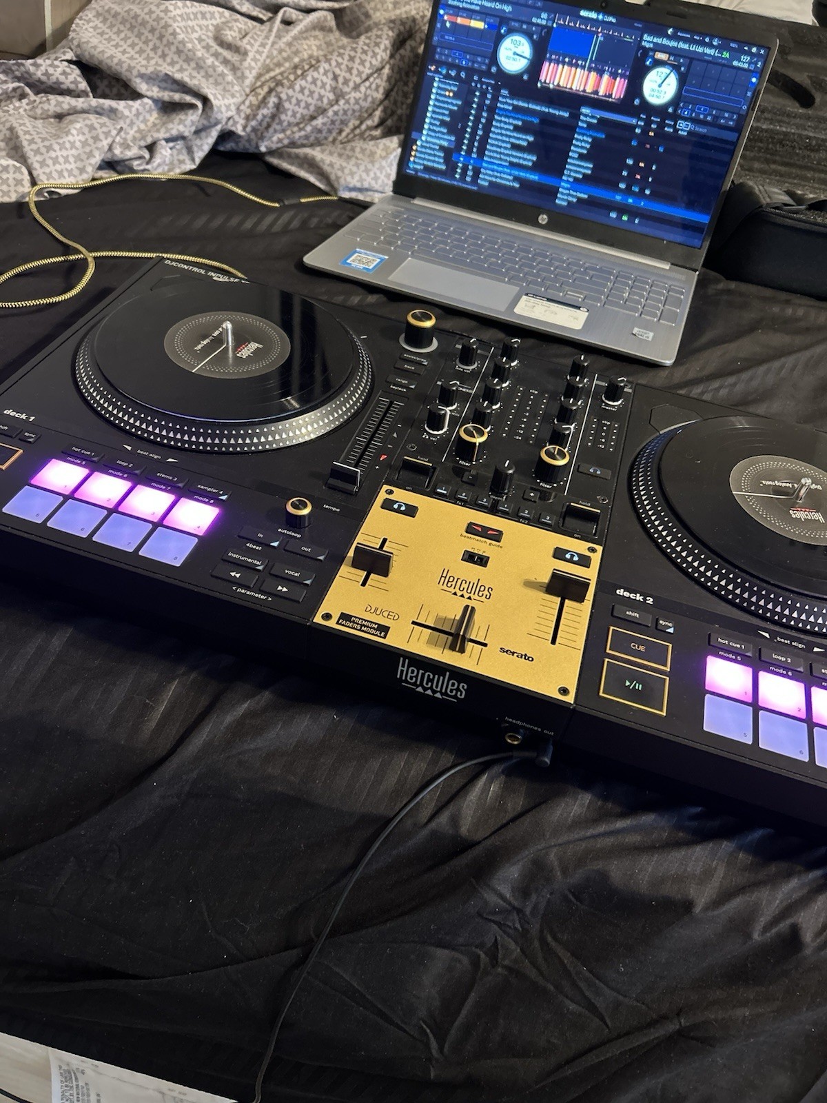 Hercules DJControl Inpulse T7 Premium 2-Deck Motorized Serato DJ Controller