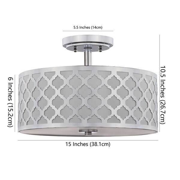 Safavieh DIA CHROME FLUSH MOUNT, Reduced Price 2172718872 FLU4000C