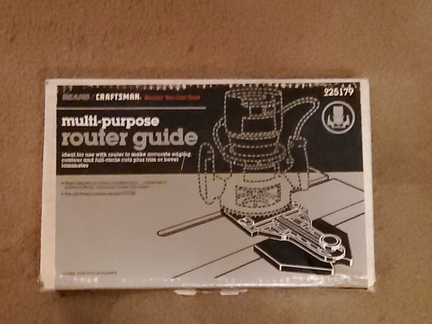 Vintage Sears Craftsman Multi-Purpose Router Guide No. 25179