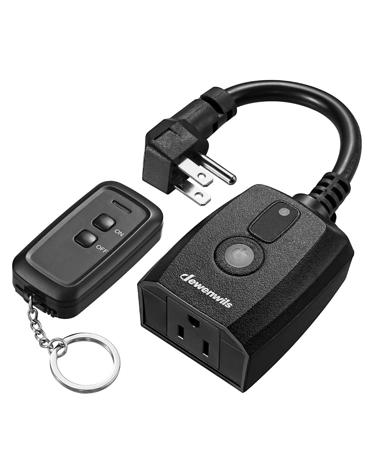 DEWENWILS Outdoor Remote Control Outlet, 100FT Control Range, Weatherproof