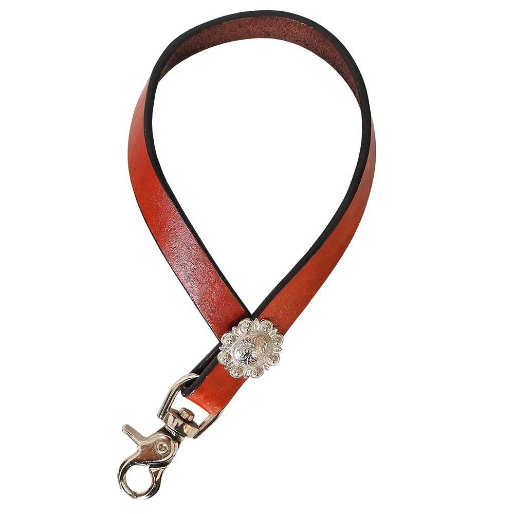 C-PL-M 4 Inch Hilason Leather Horse Tie Down Hobble Keeper Sunset Hand Tool