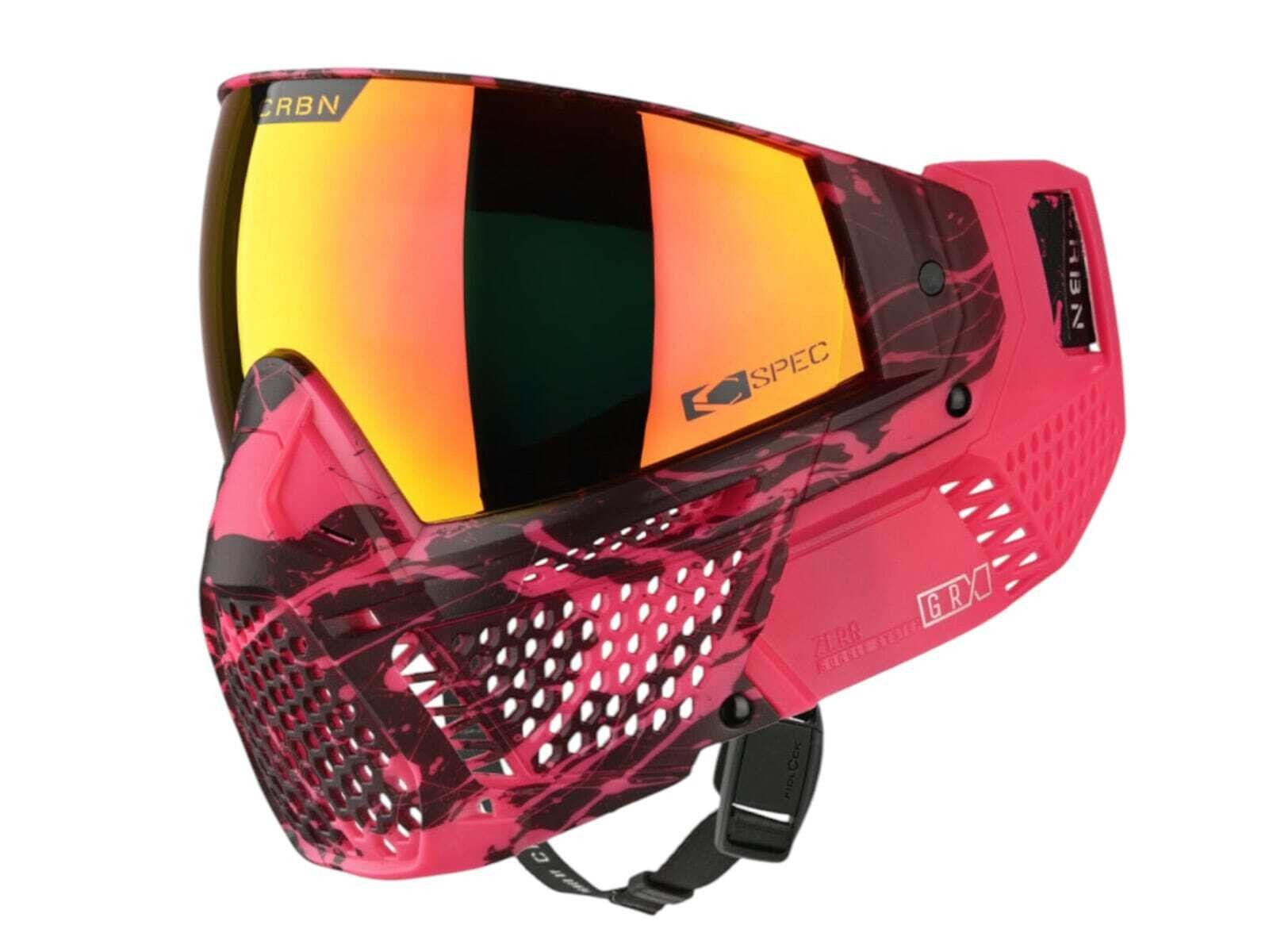 NEW Carbon CRBN Zero GRX Paintball Mask (Less Coverage) - Splat Fuchsia