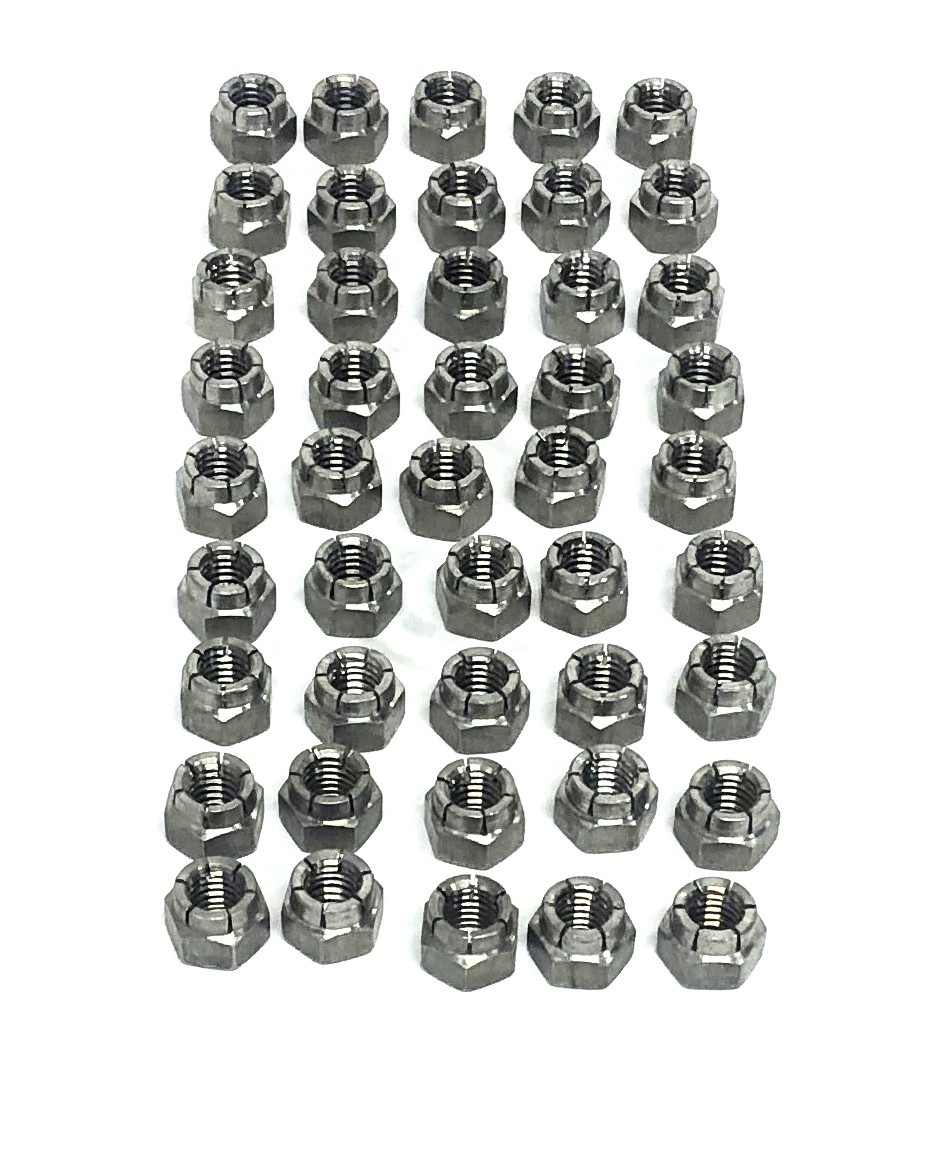 Unbranded Stainless Steel Flexible 3/8-16 Hex Nut 70784 [Lot of 45] NOS