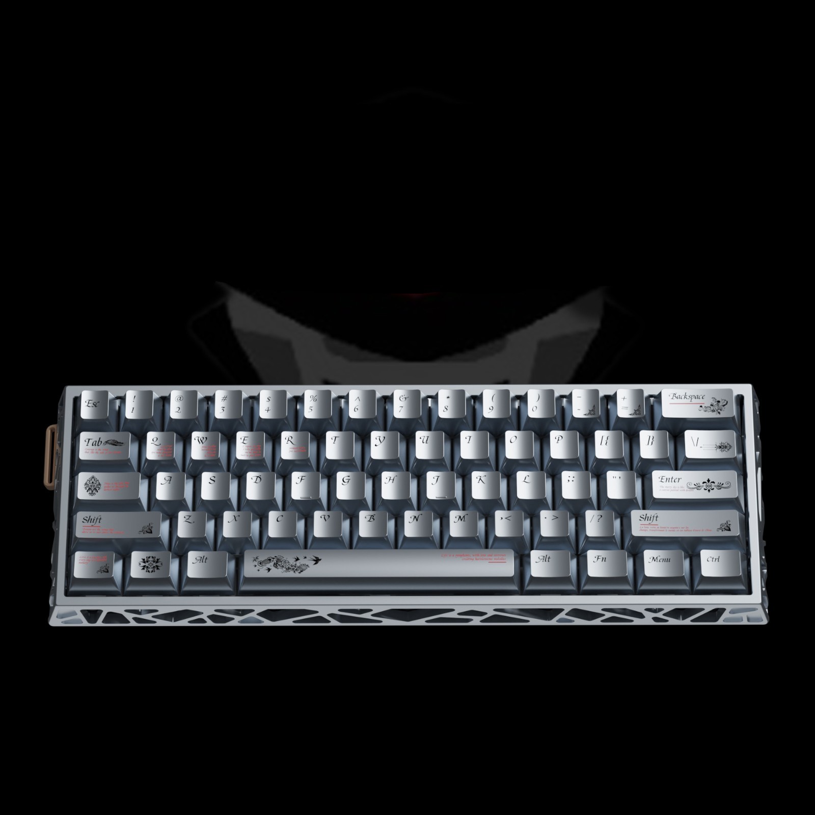 Key of Time - 127 Key Set Metal Texture PBT Keycaps Cherry Profile ANSI/ISO