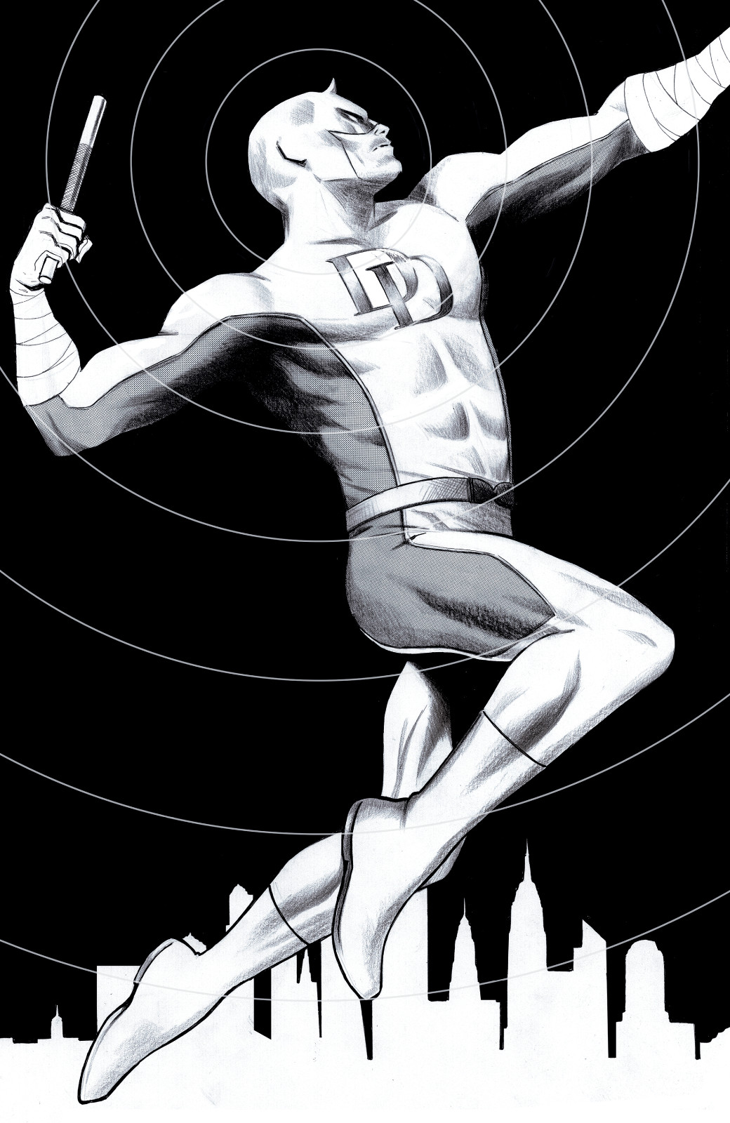 Daredevil #1 MCM London Exclusive Lee Garbett BW Variant 2nd Print