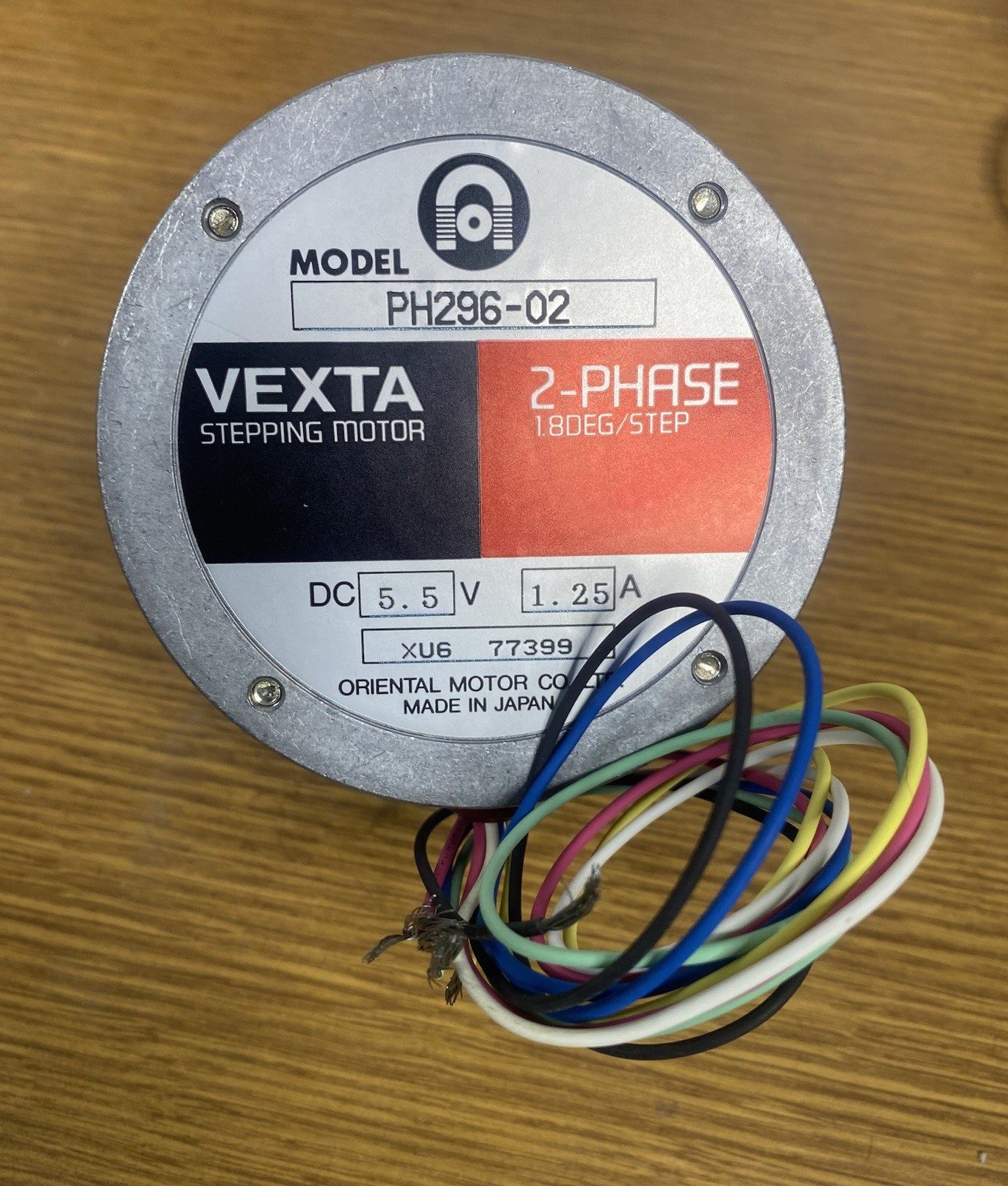 Vexta PH296-01 2-Phase Stepping Motor Made In Japan