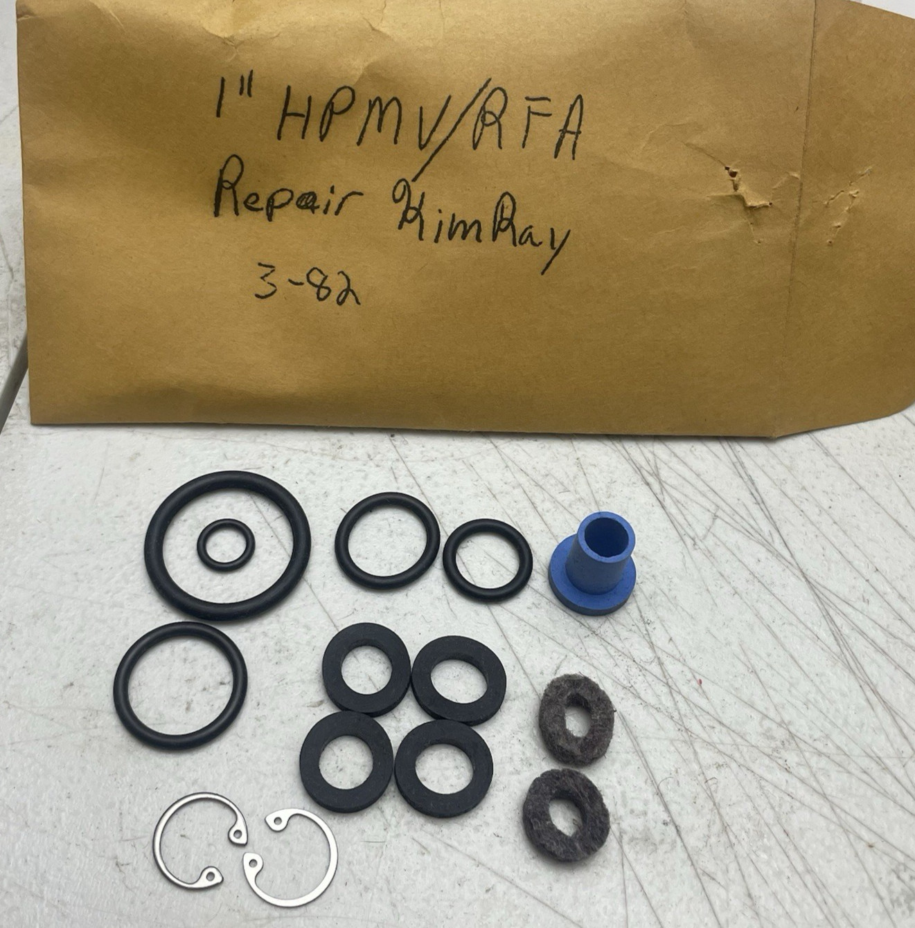 KimRay KIM-1" HPMV/RFA Repair Kit High Pressure Motor Valves 4000 LB. W.P.