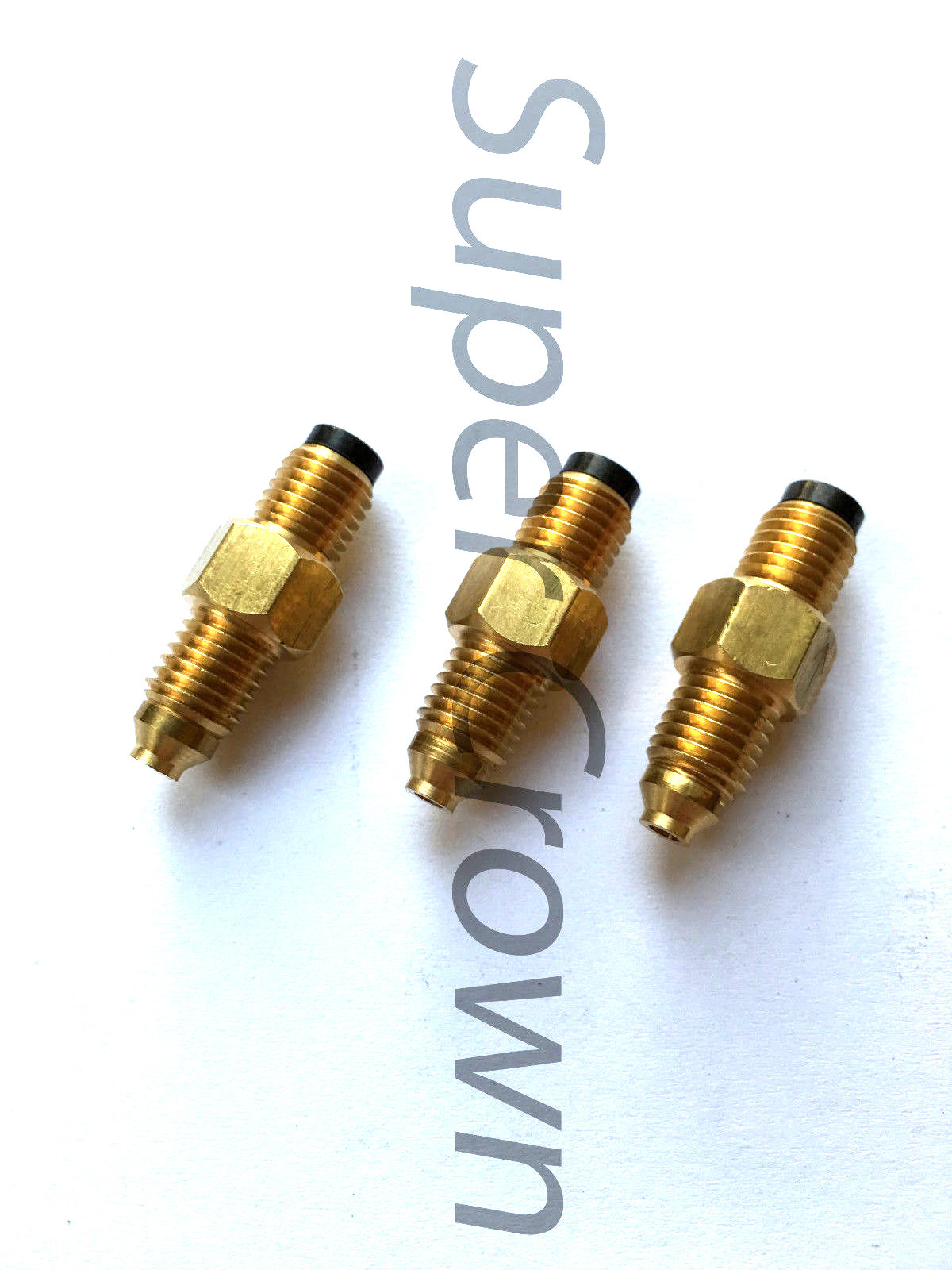 Pack of 3 Brass Lube Metering Check Valve 4mm Inline Connector PSS 3 Showa