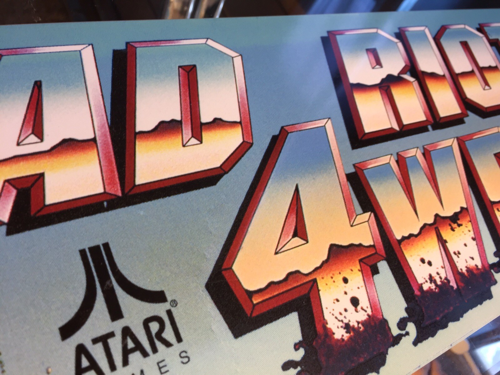 Road Riot 4WD Arcade Marquee