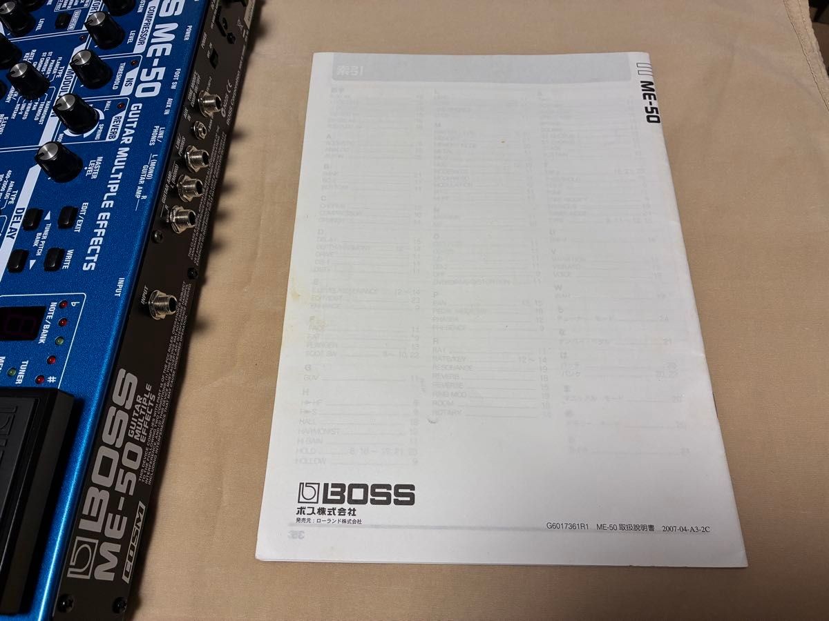 BOSS ME-50 Guitar Multi-Effects Processor Excellent Japan