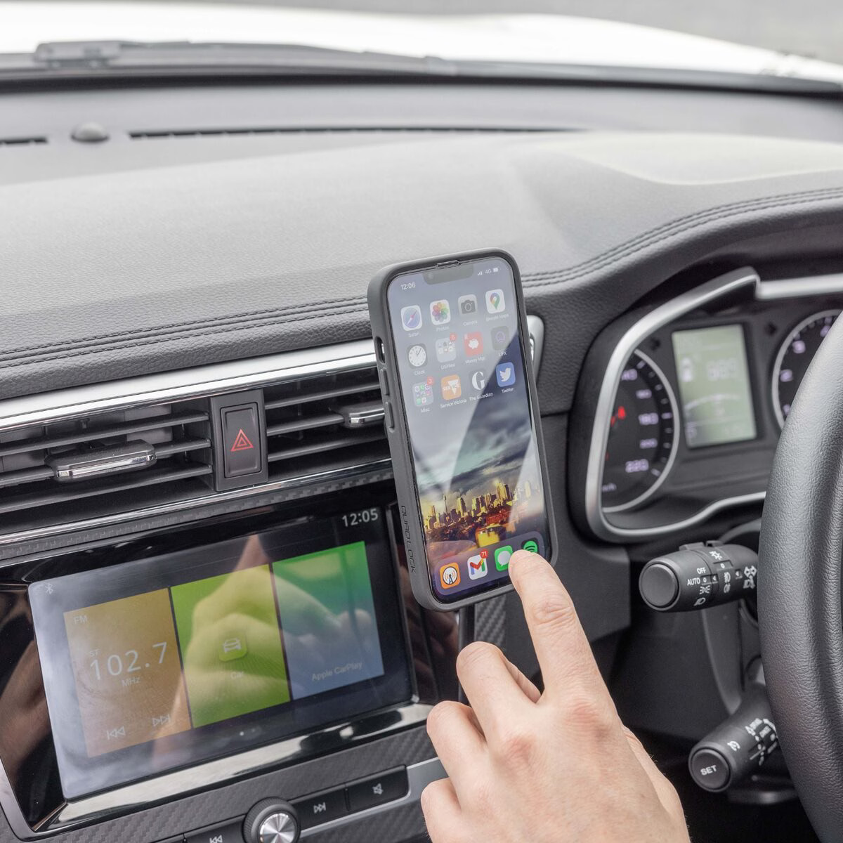 Quad Lock Vent Car Mount Black, One Size