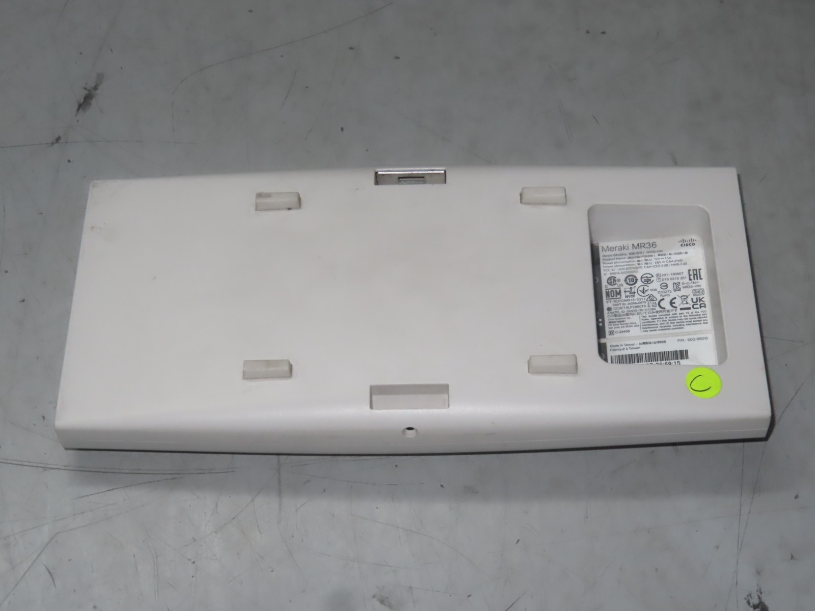 Cisco Meraki MR36 ** CLAIMED - NO RACK KITS **