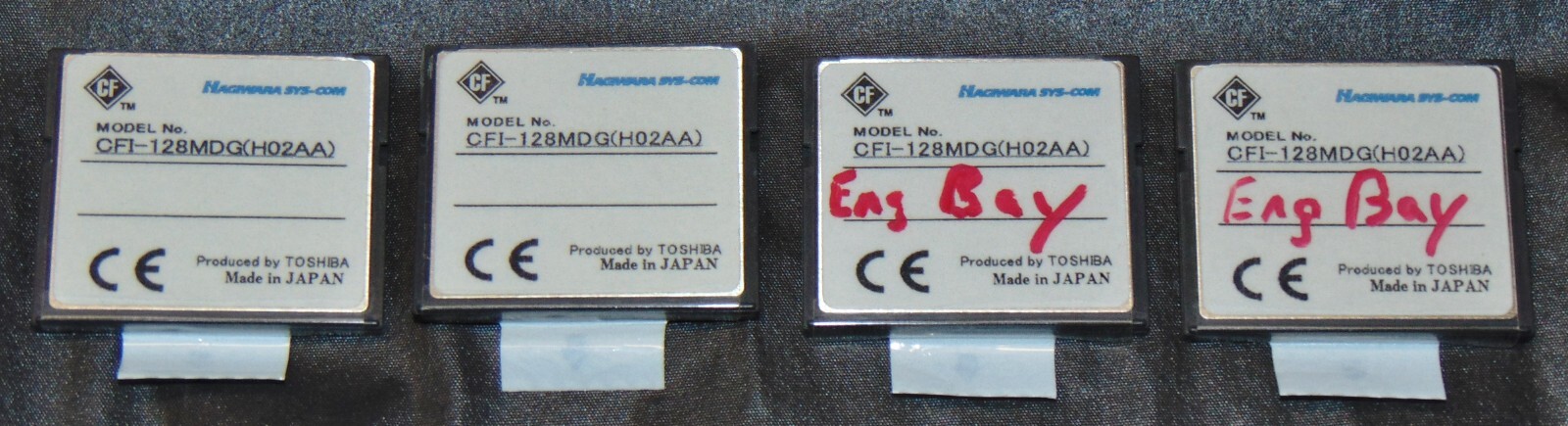 TOSHIBA HAGIWARA CFI-128MDG 128MB COMPACT FLASH MEMORY CARD Quantity Available