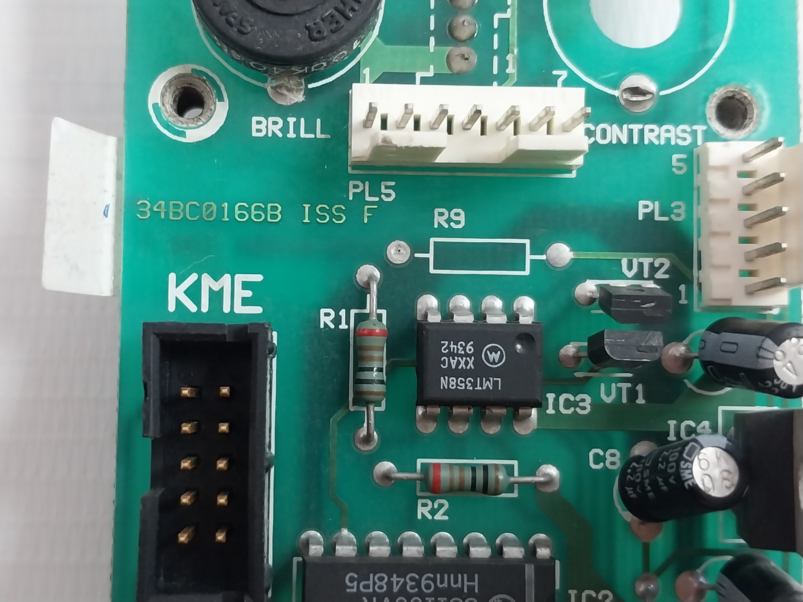 KME 34BC0166B Printed Circuit Board PCB Card