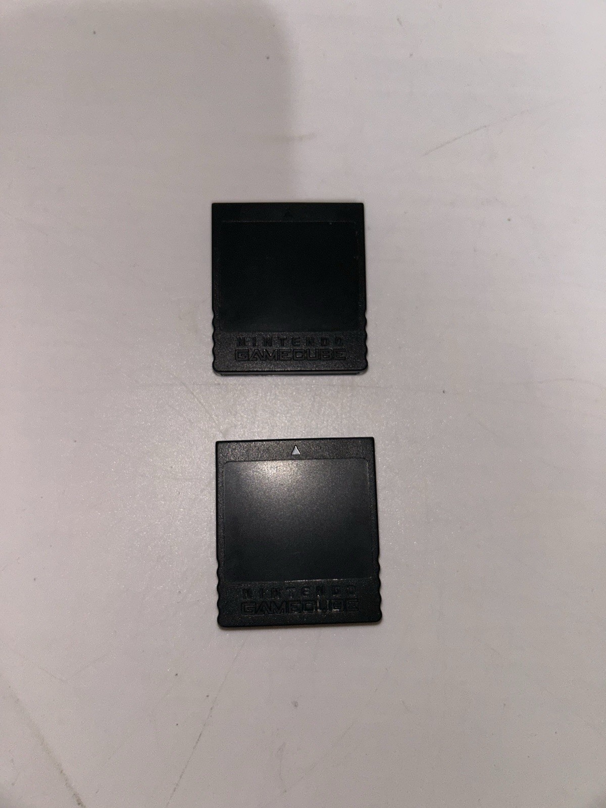 Nintendo GameCube Memory Card 251 Block OEM DOL-014 Black 2 Pack Tested Lot of 2