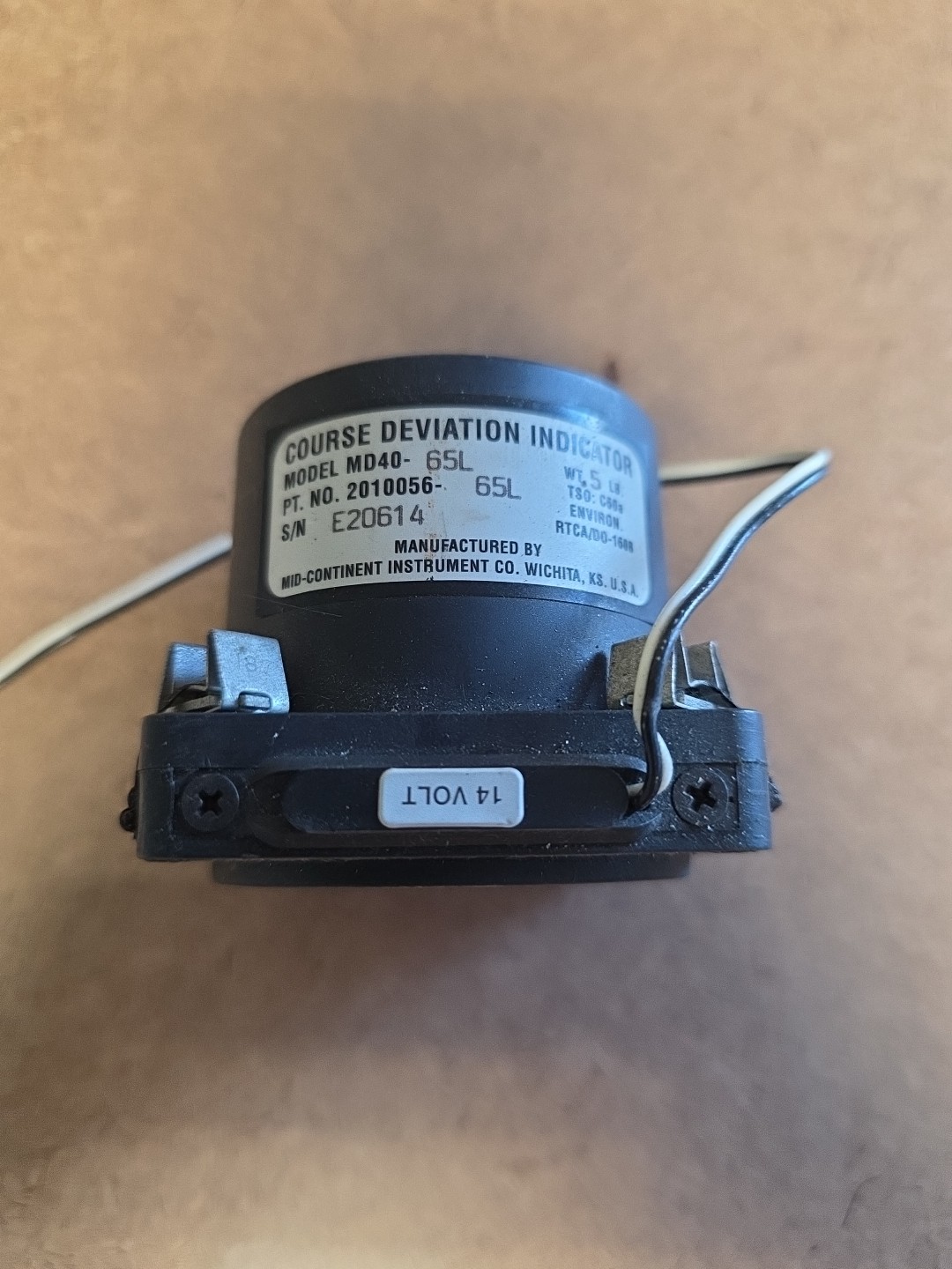 Mid-Continent MD40-65L Course Devistion Indicator
